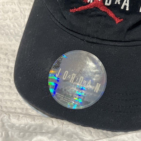 Nike Jordan Youth Air Jordan Boys Black Hat‎ Adjustable Cap Age 8-20 - Picture 3 of 6